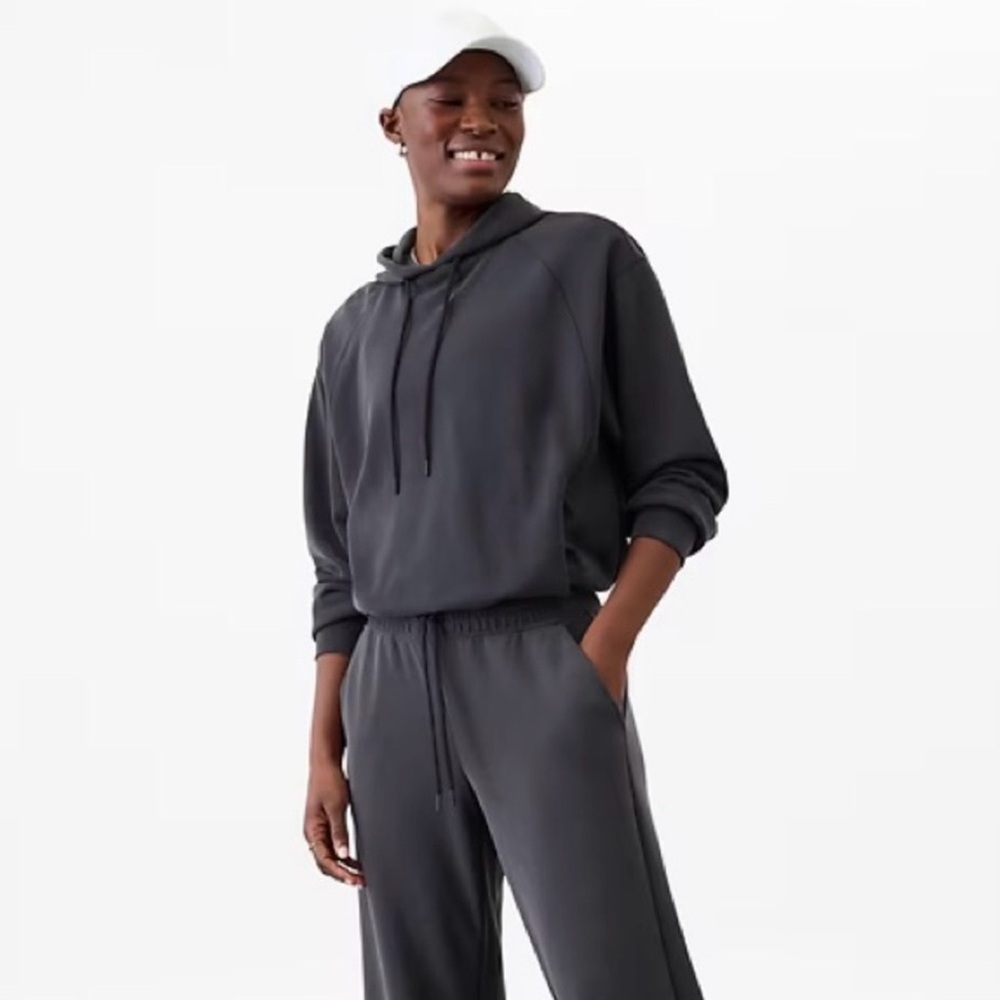 Athleta Seasoft Bubble Hem Hoodie